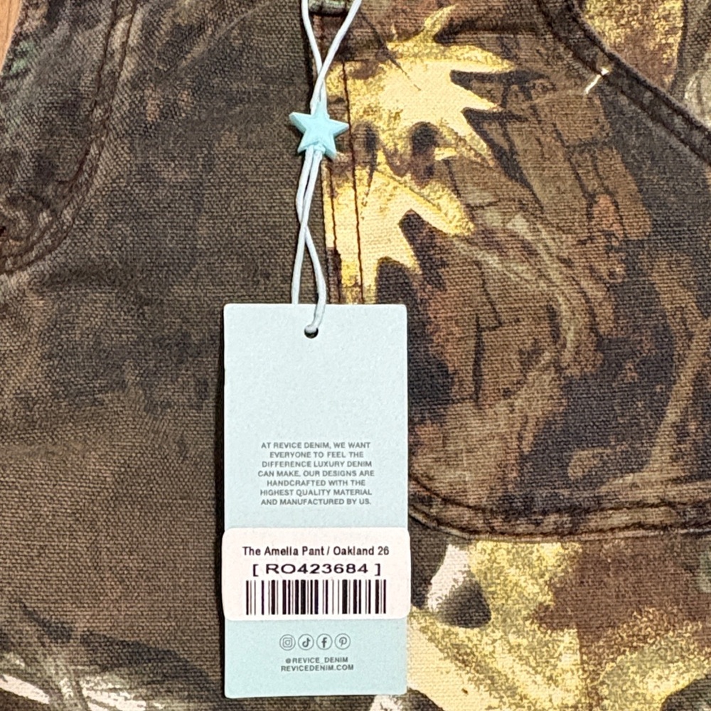 ReviceCamo Print viral pants Multicolor Woodland Pattern, brand new with tags 26 - Picture 15 of 15